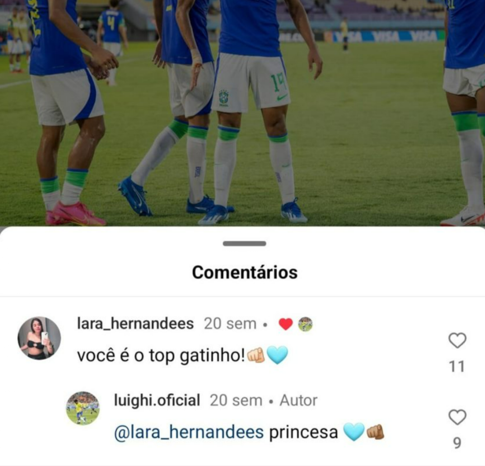 Fila anda para ex de Endrick e jovem namora outra aposta do Palmeiras - Foto: Reprodução