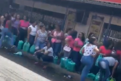 Manifestação de policiais penais provoca confusão durante visitas em Bangu