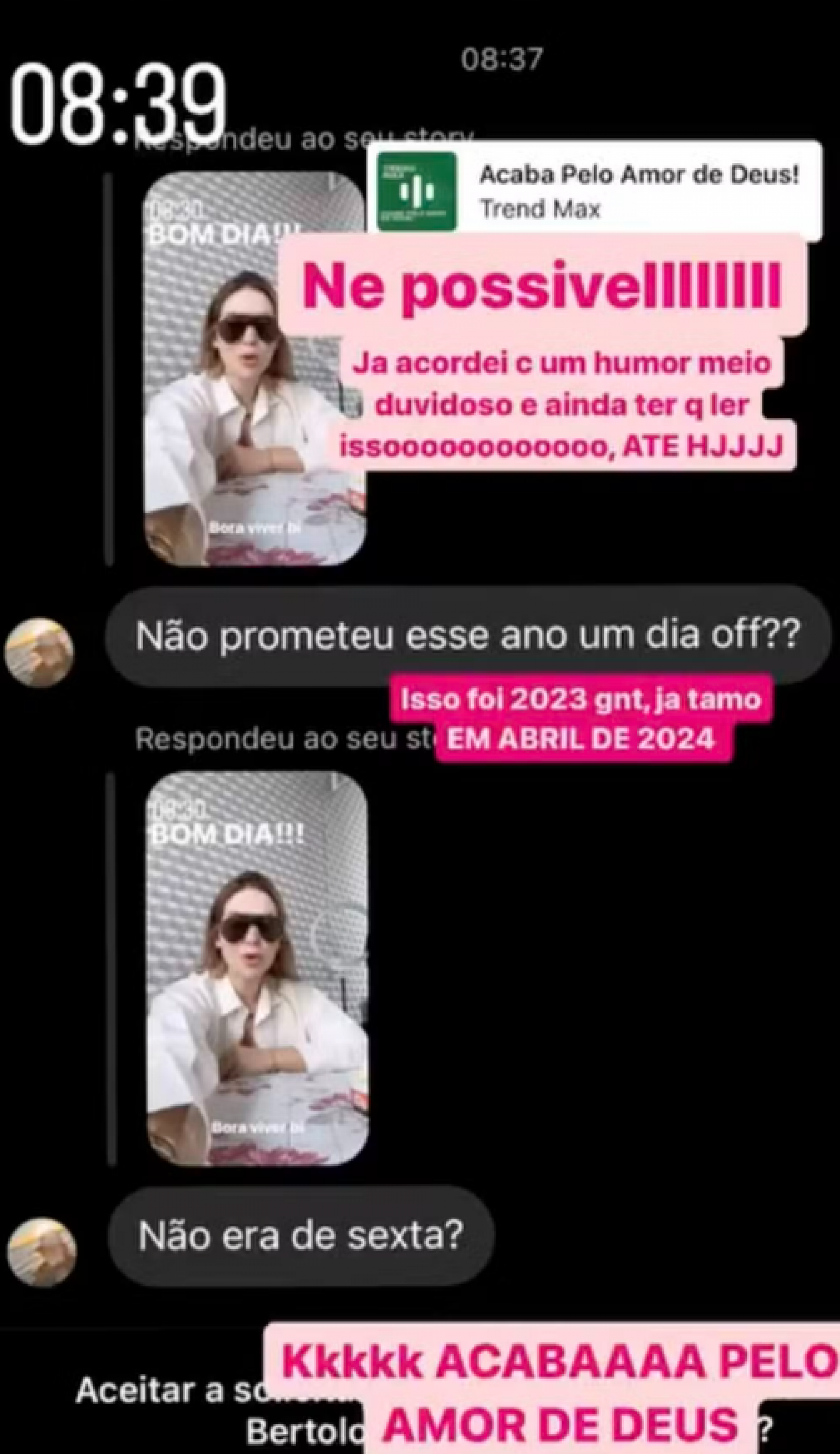 Após acordar com 'humor duvidoso', Virginia Fonseca rebate internauta
 - Foto: Reprodução