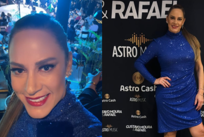 Silvia Abravanel curte show do ‘ex’ no dia seguinte ao fim do noivado