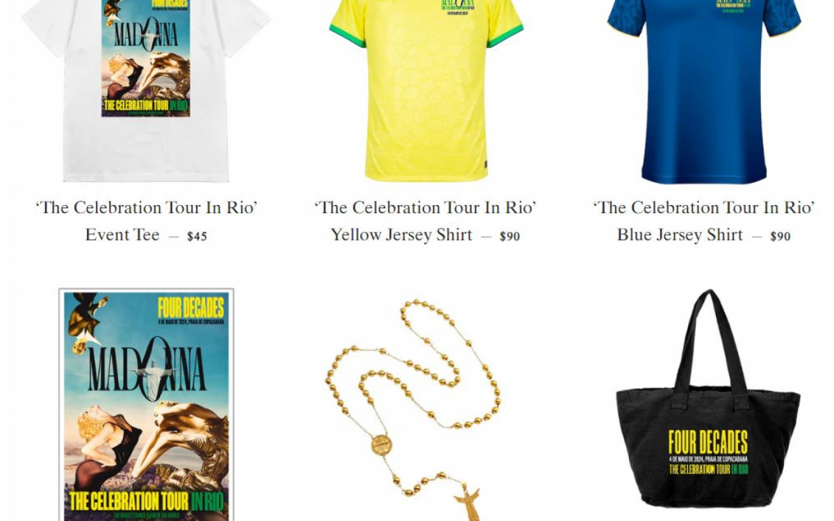 Loja oficial de Madonna