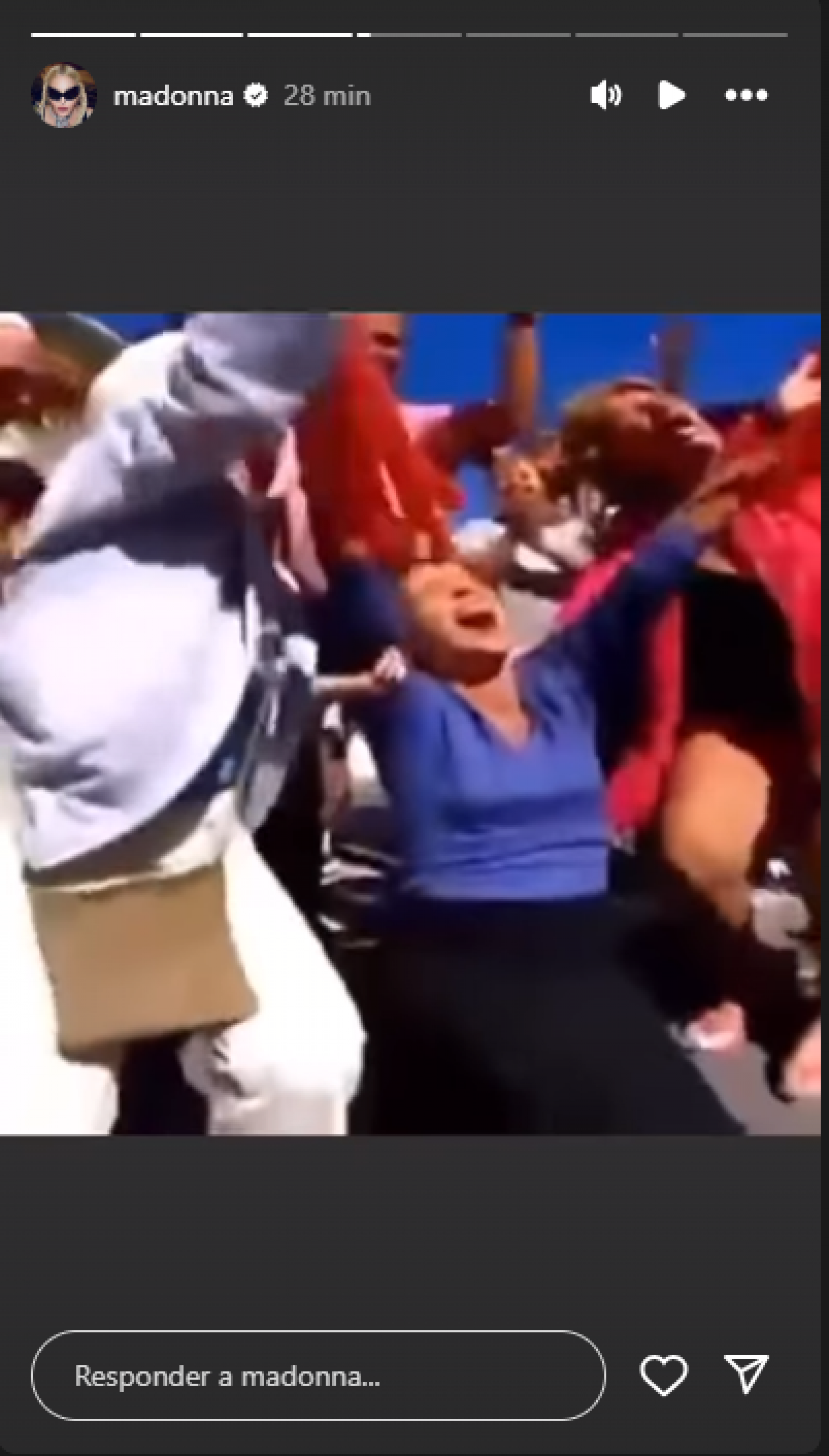 Meme postado pela Madonna - Reprodução/Instagram