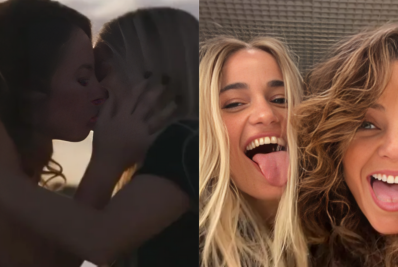 Paolla Oliveira e Nanda Costa agitam web com beijão: 'Meu sonho'