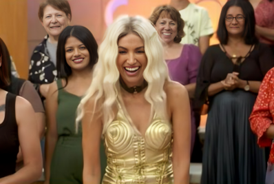 Patrícia Poeta imita Madonna no 'Encontro' e vídeo viraliza na web