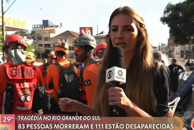 Patrícia Poeta apresenta 'Encontro' direto do RS após enchentes