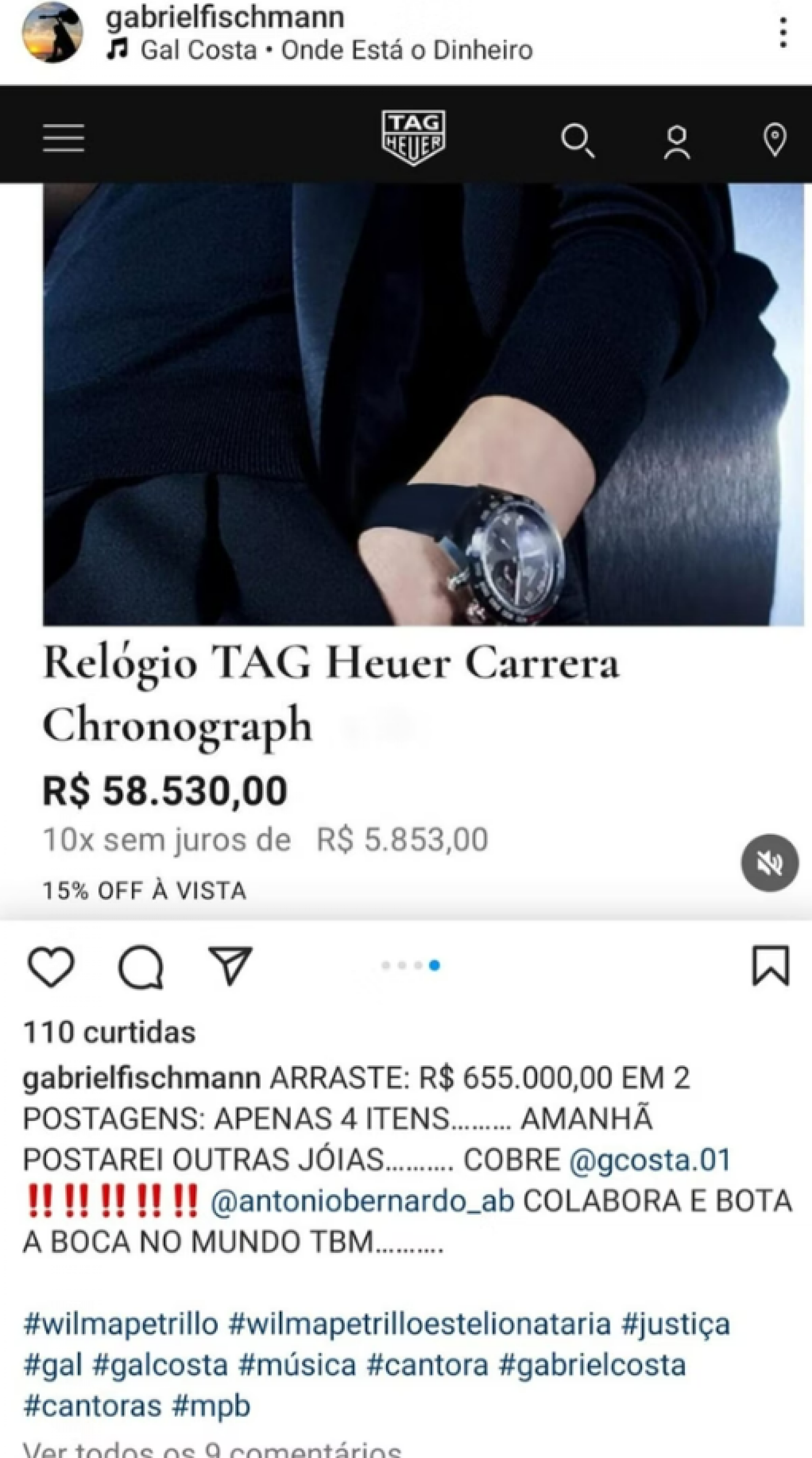 Ex-produtor de Gal Costa acusa viúva de 'furtar' joias da cantora - Foto: Reprodução