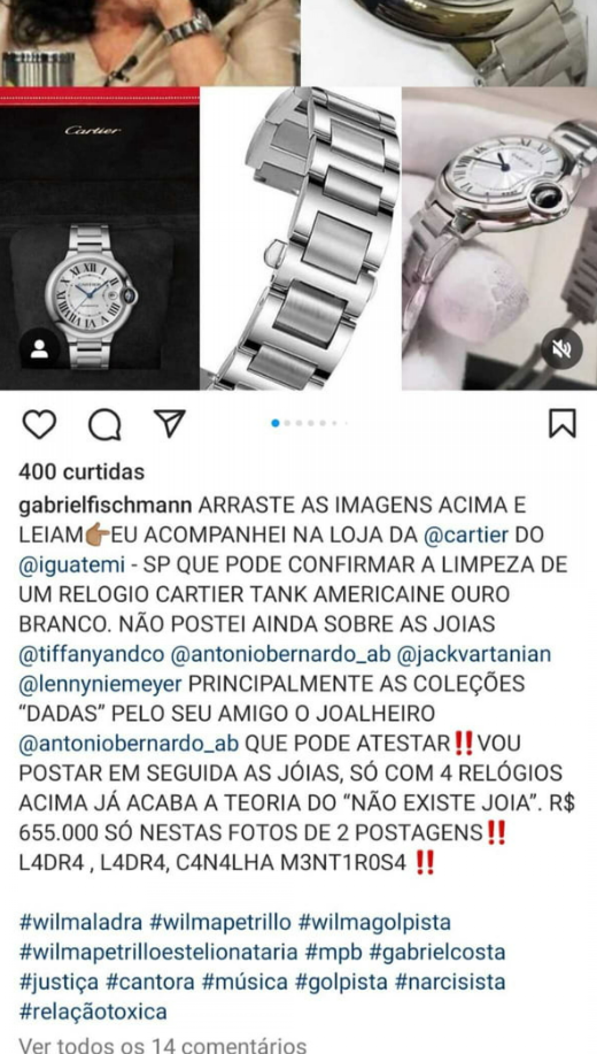 Ex-produtor de Gal Costa acusa viúva de 'furtar' joias da cantora - Foto: Reprodução