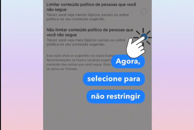 Jair Bolsonaro orienta seguidores a desativarem filtro de tema político em rede social