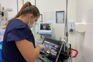 Governo moderniza CTI do Ferreira Machado com 10 novos ventiladores pulmonares