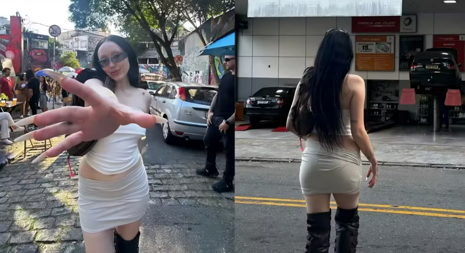 Irmã de Miley Cyrus explora SP antes de primeiro show no Brasil - Foto: Reprodução