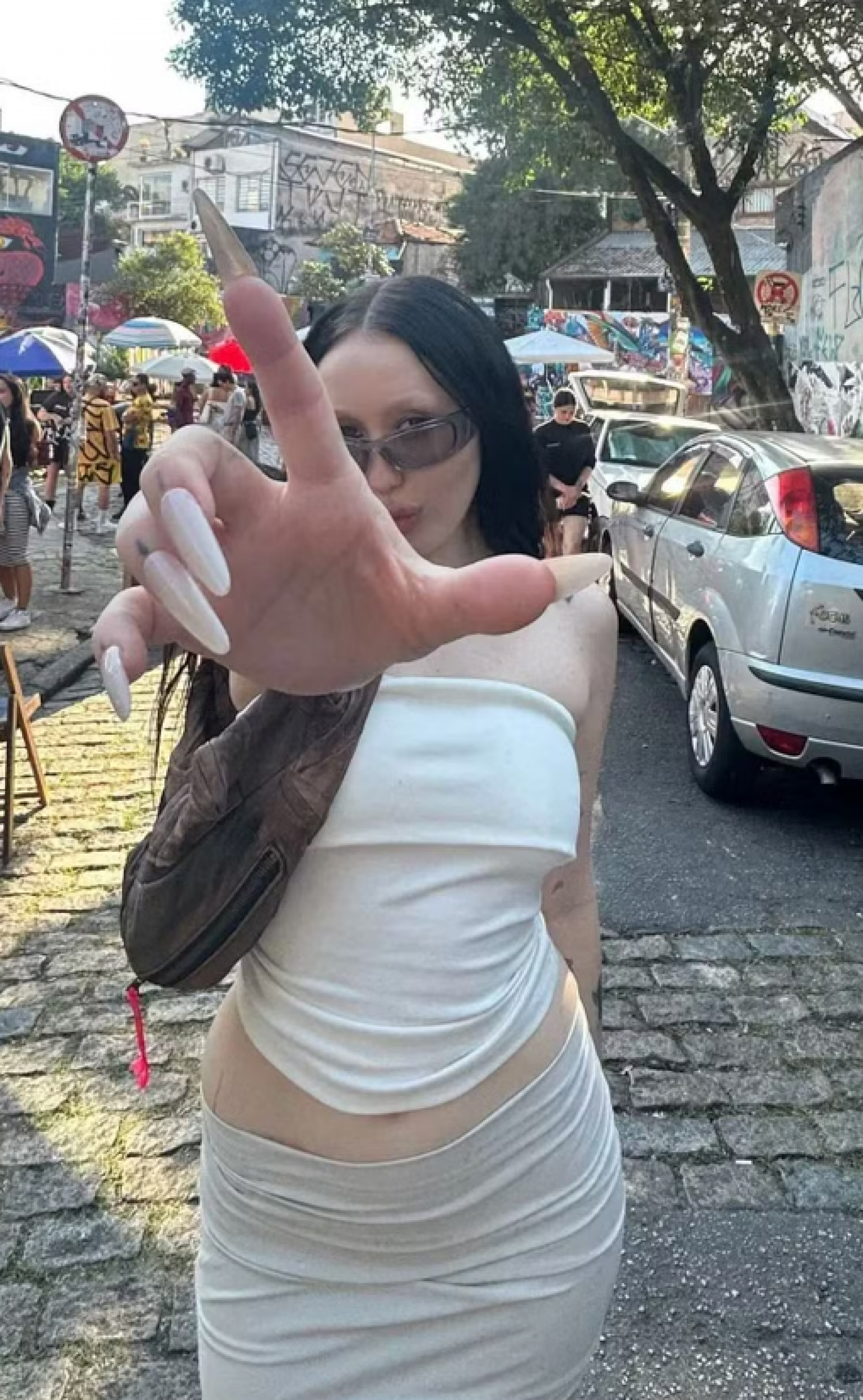 Irmã de Miley Cyrus explora SP antes de primeiro show no Brasil - Foto: Reprodução