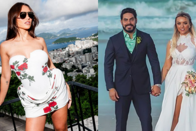 Com bom humor, Rafa Kalimann debocha de casamento com Rodolffo na web