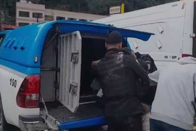 Homem é capturado após roubar arma de PM e tentar fugir de hospital em Petrópolis