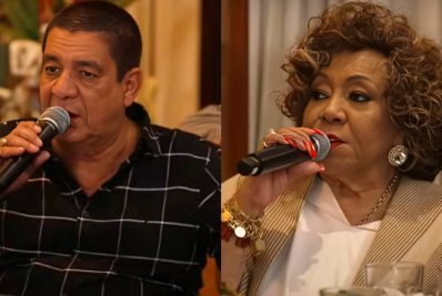 Alcione resgata Zeca Pagodinho em situação inusitada: 'Devendo pensão'
