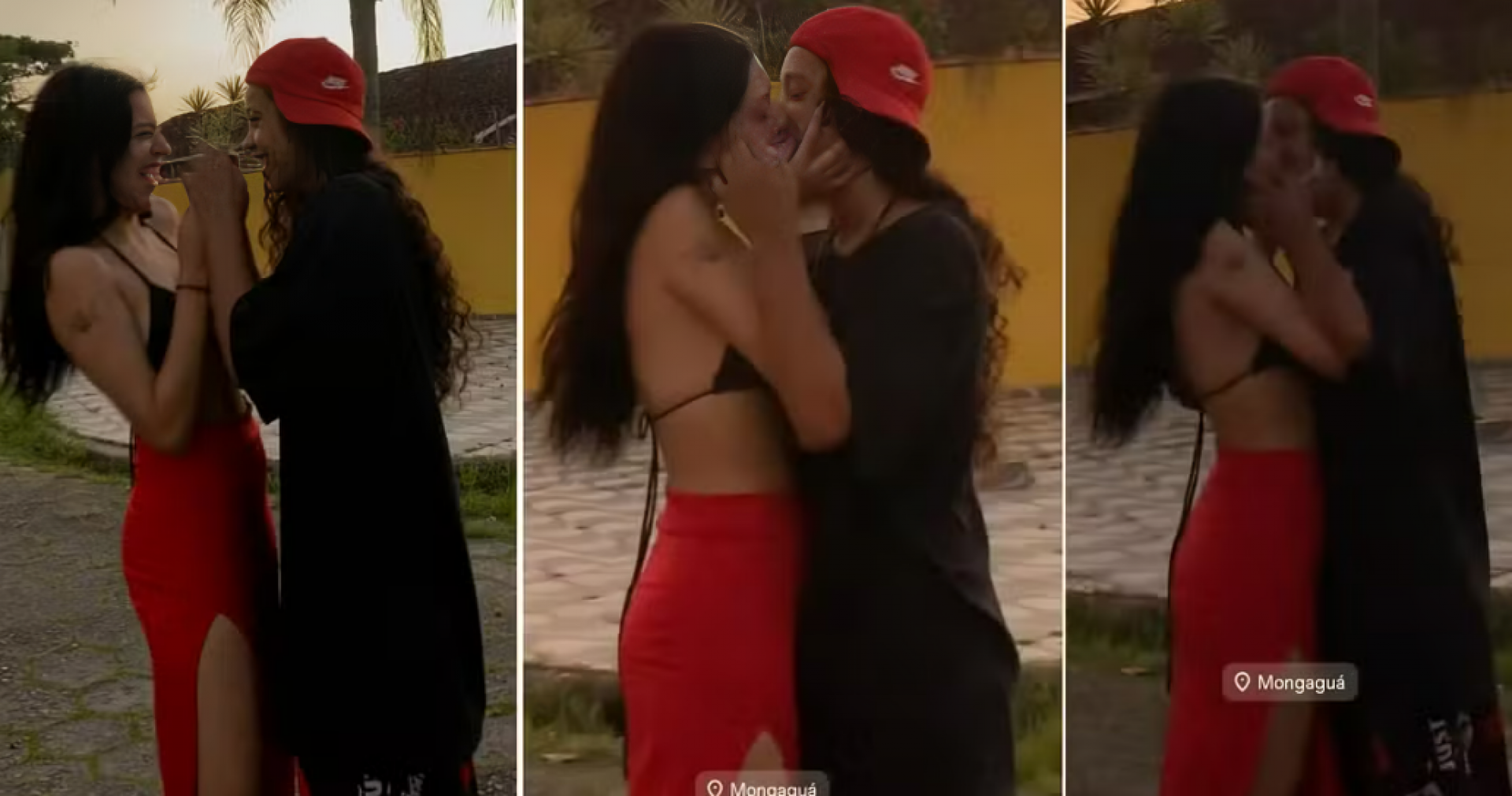 Pyetra Benelli, filha caçula de Simony, se declara para a namorada  - Foto: Reprodução