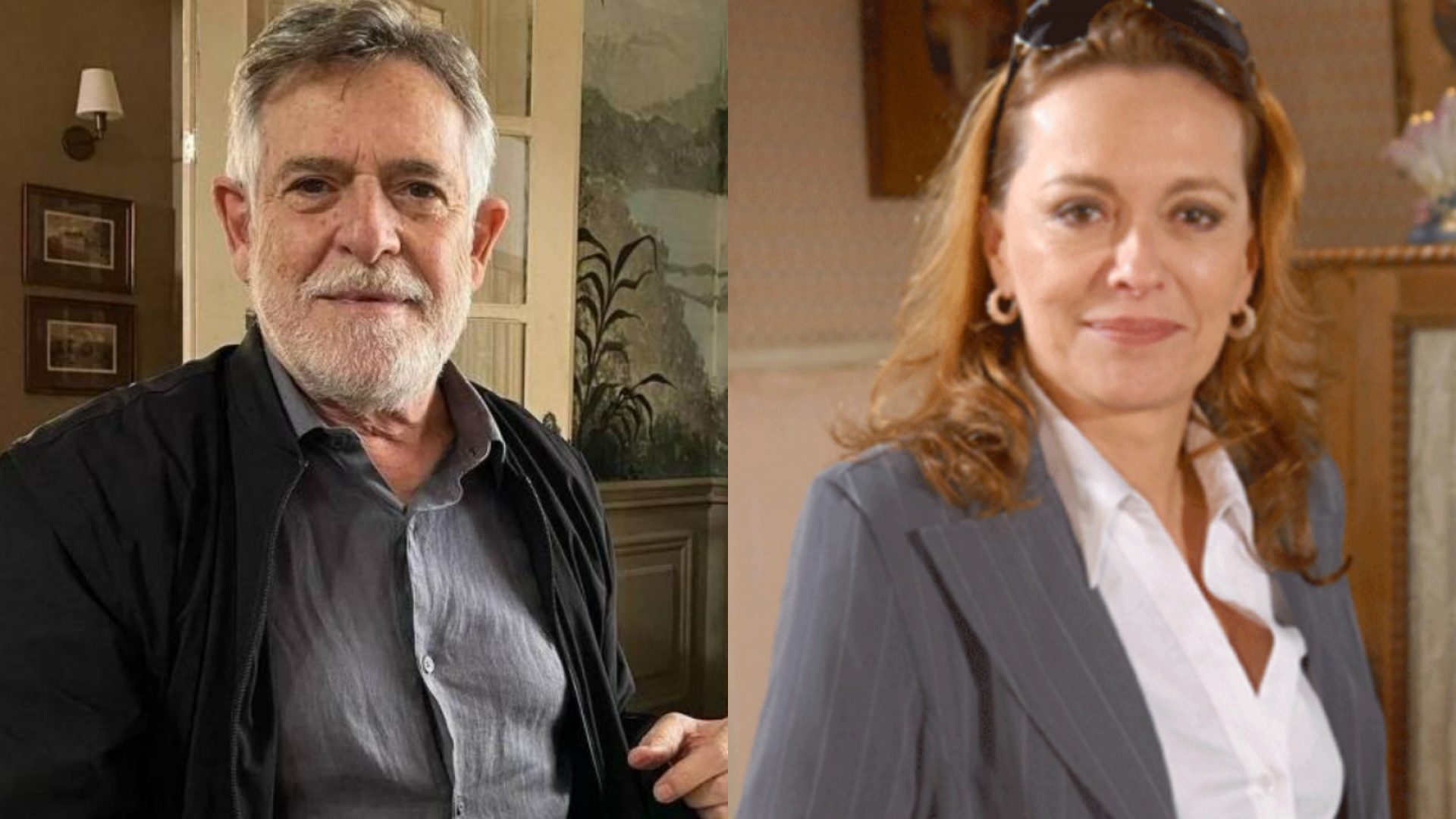 José de Abreu e Maria Zilda - TV Globo / Divulgação