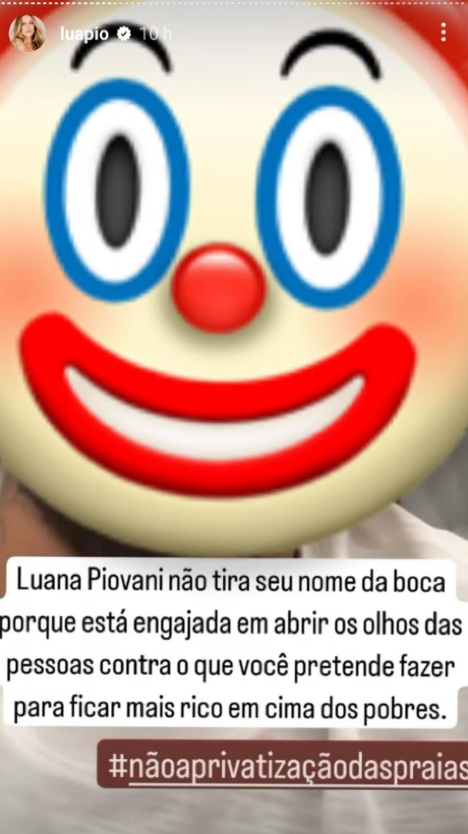 Luana Piovani chama Neymar de 'sem vocabulário' em meio a polêmica - Foto: Reprodução