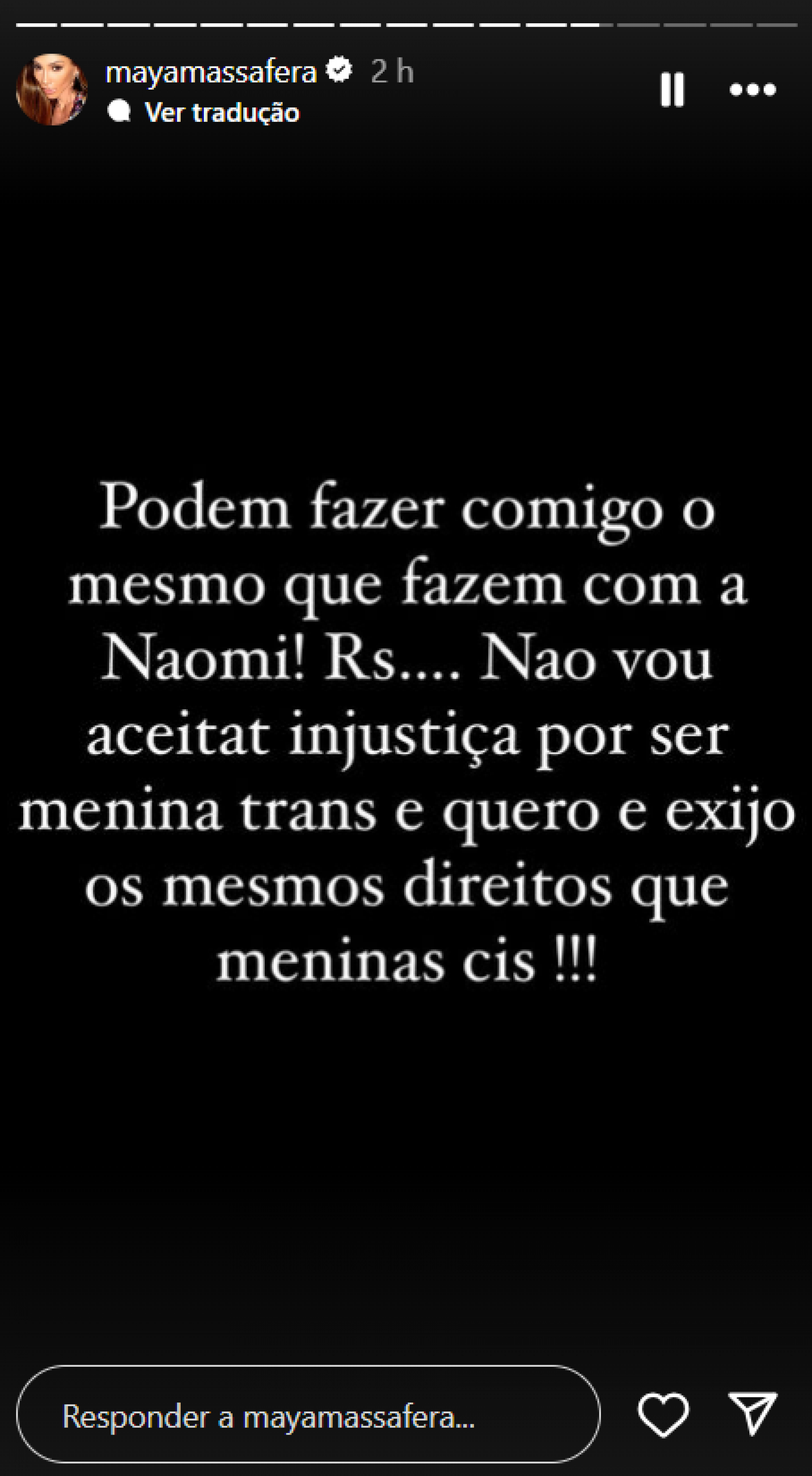 Maya Massafera desabafa sobre ter sido 'enganada' por revista - Foto: Reprodução