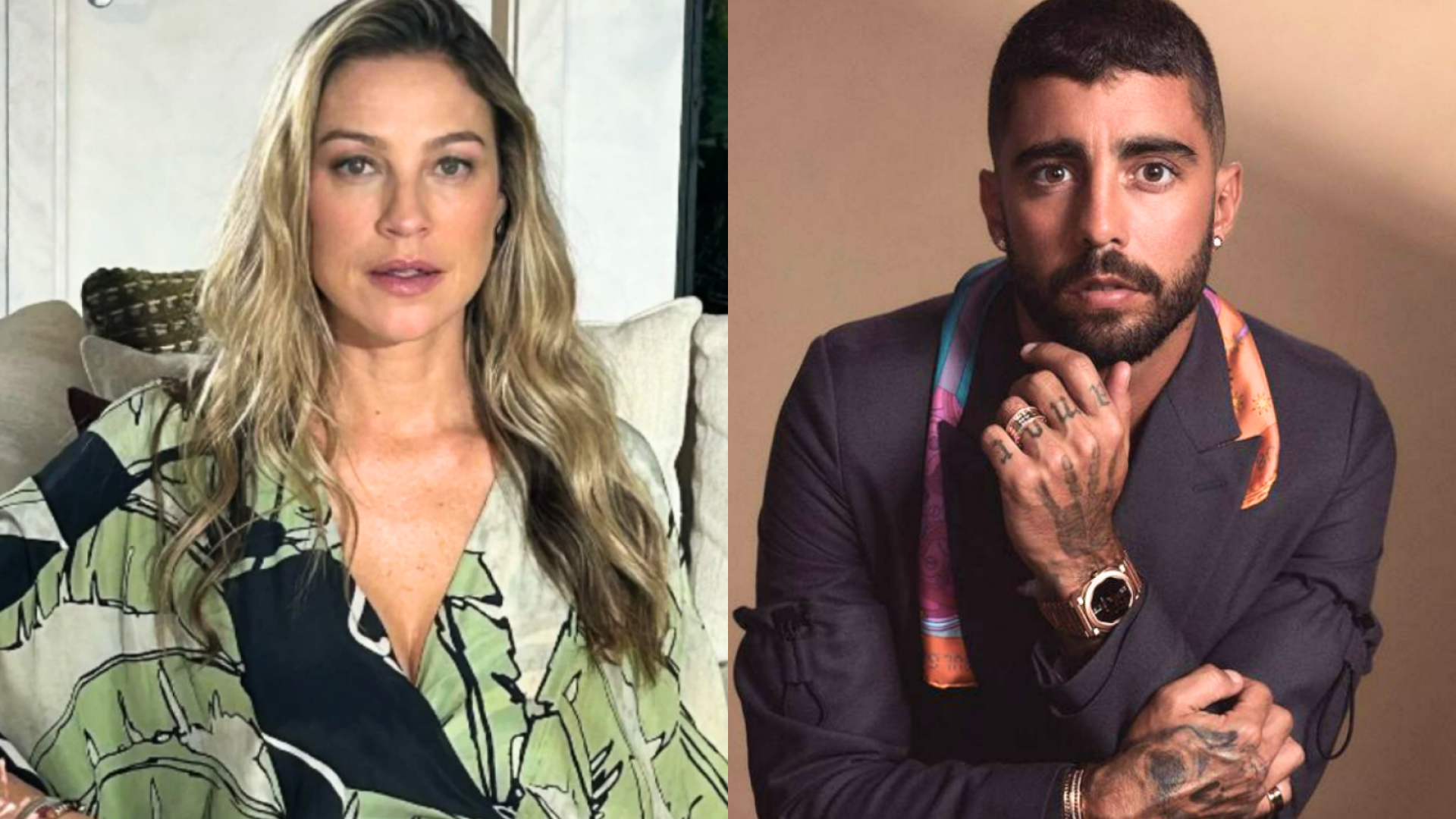 Luana Piovani cai na risada após fala de Pedro Scooby: 'Levar apavoro' - Foto: Reprodução