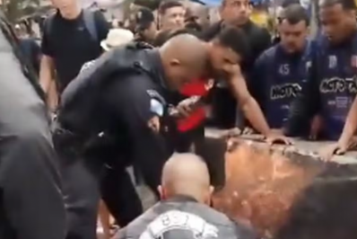 PM baleado na Avenida Brasil segue internado com quadro de saúde estável