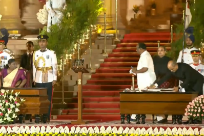 Animal parecido com leopardo infiltrado em juramento do premiê indiano era um 'gato', afirma polícia