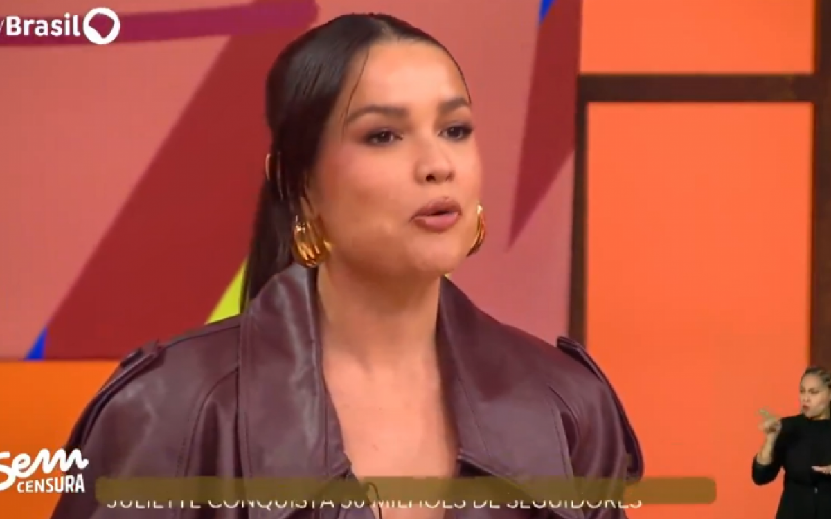 Juliette no programa 'Sem Censura' - Reprodução/TV Brasil