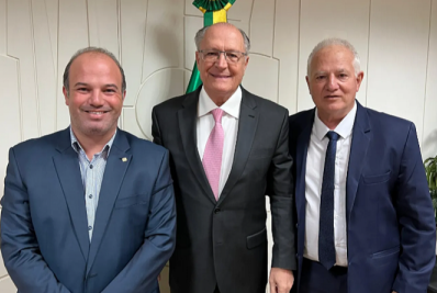 Vice-presidente da República recebe prefeito de Itaperuna