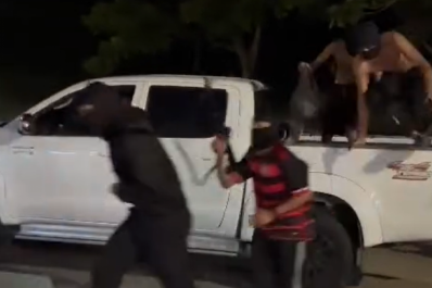 Grupo é detido durante gravação de clipe simulando assalto a banco em Búzios