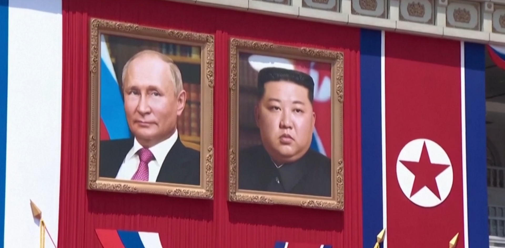 Quadros dos l&iacute;deres foram exibidos pela cidade - Reprodu&ccedil;&atilde;o / V&iacute;deo