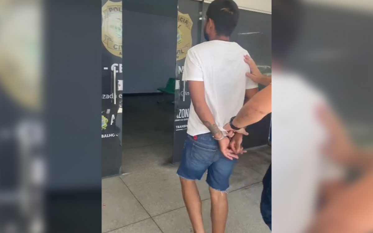 Suspeito foi preso na quarta-feira (26) no bairro Lírio do Vale, zona oeste de Manaus