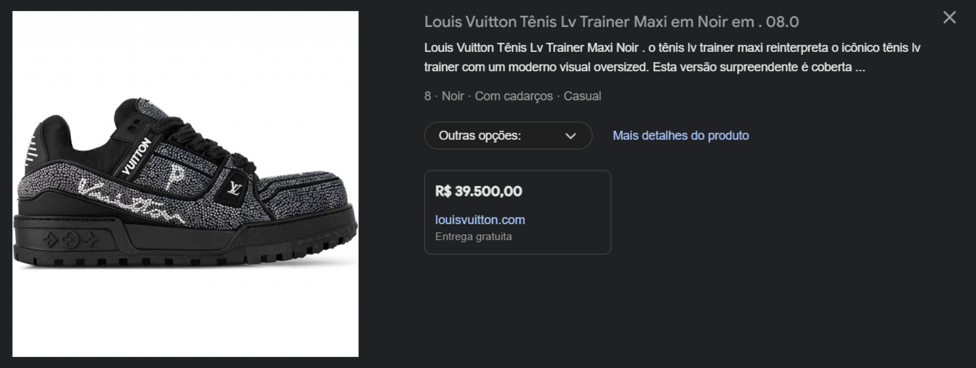 Neymar acompanha jogo do Brasil com relógio avaliado em R$ 13 milhões - Foto: Reprodução