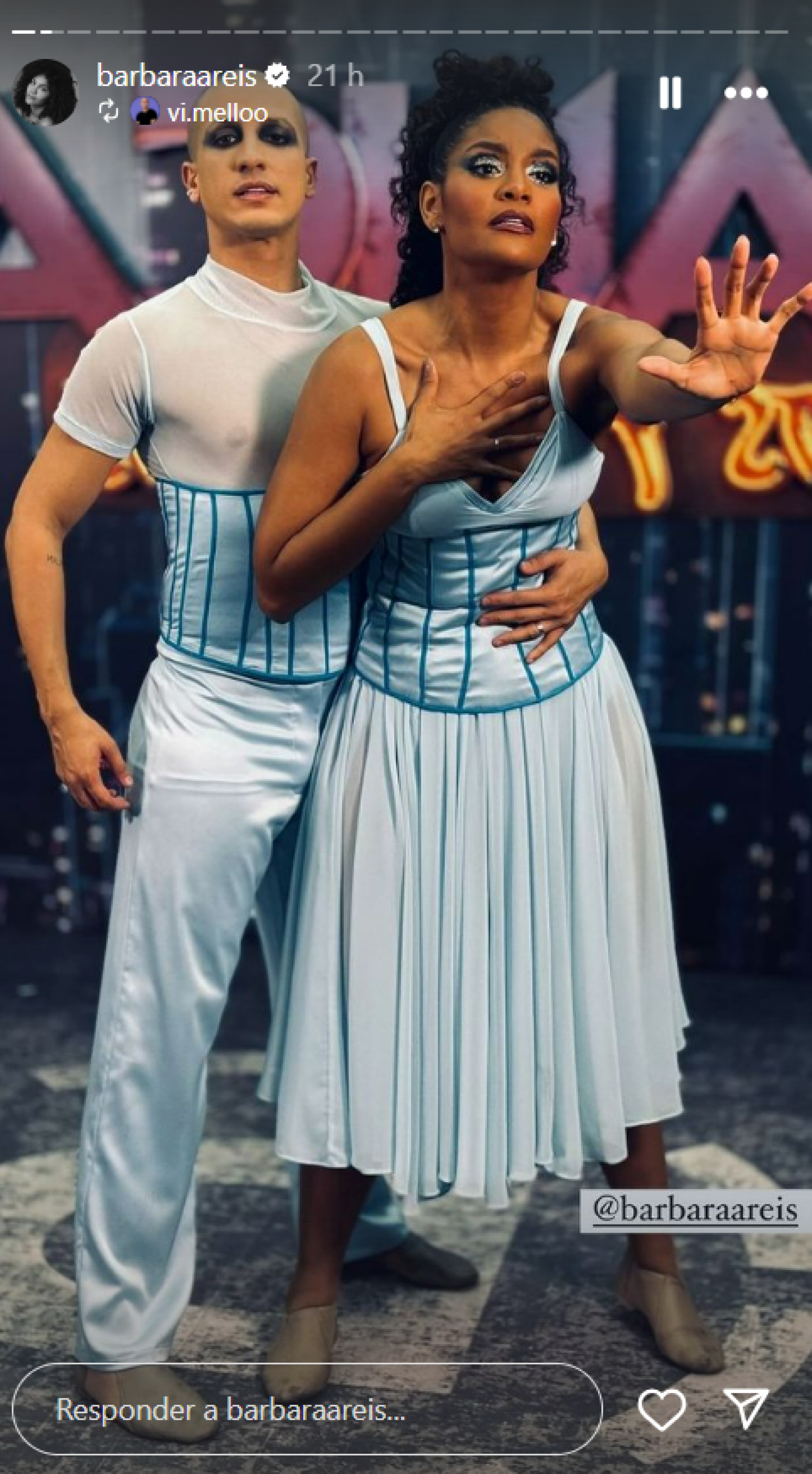 Barbara Reis na semifinal da Dança dos Famosos - Foto: Reprodução