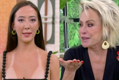 Repórter assusta Ana Maria Braga com marquinha de biquíni: 'Torrada'