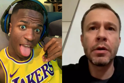 Após ser criticado por Tiago Leifert, Vini Jr. debocha do apresentador