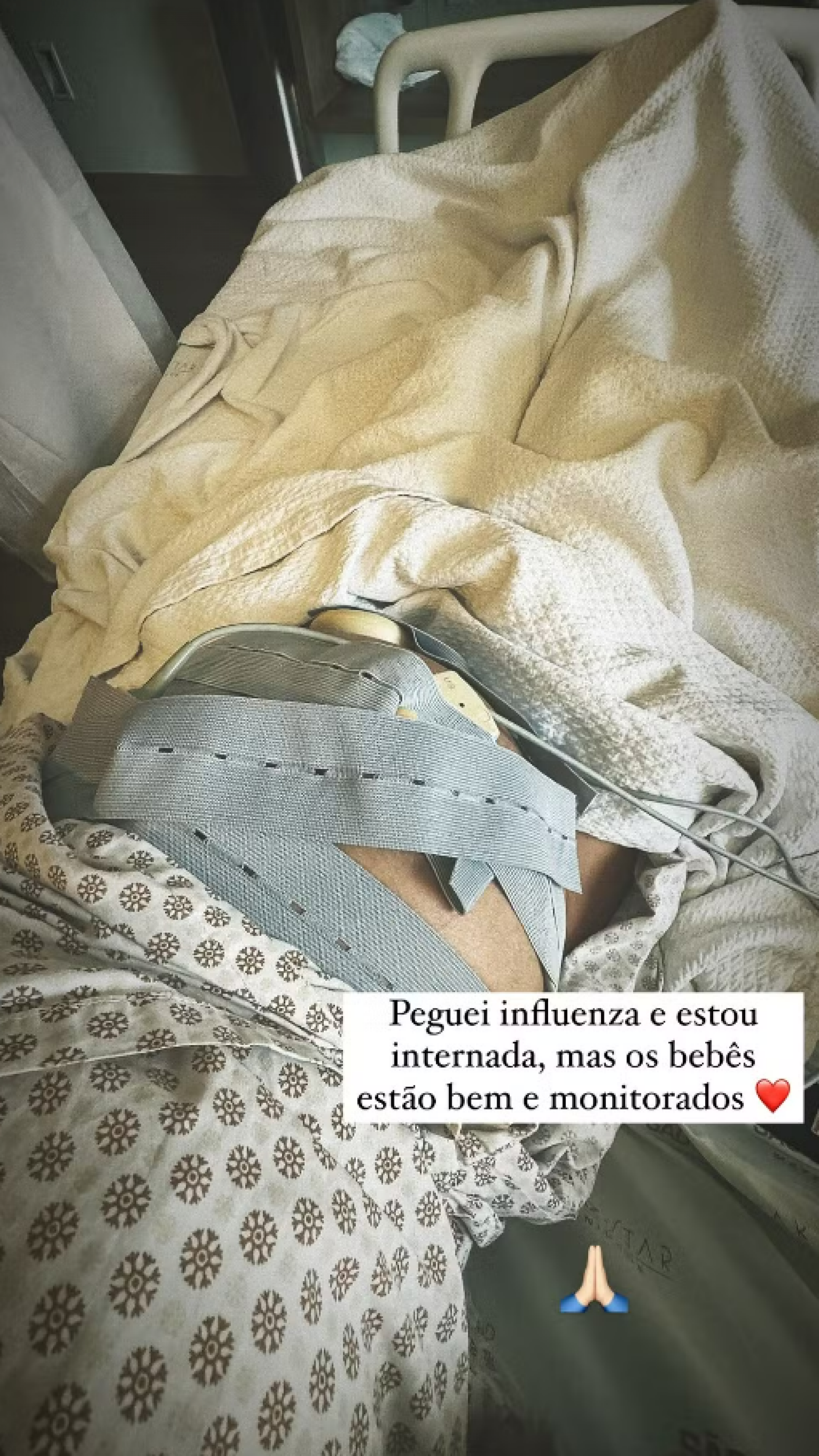 Na reta final da gravidez de gêmeos, esposa de Sorocaba é internada - Foto: Reprodução