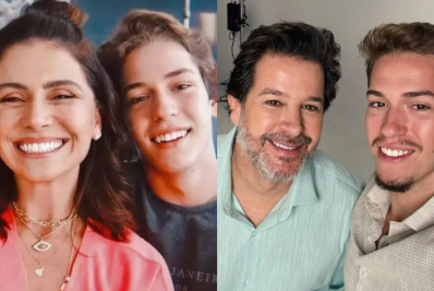 Filho de Gio Antonelli e Murilo Benício 'sensualiza' nas redes sociais