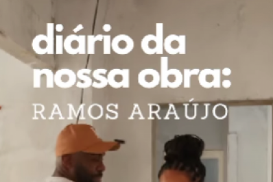 Lázaro Ramos e Taís Araujo mostram reforma do apartamento
