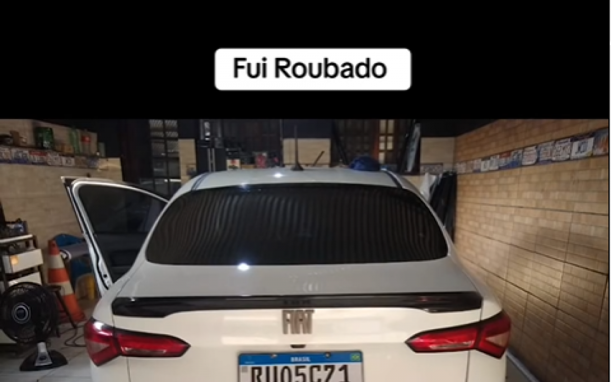 Carro foi localizado pela última vez na entrada de acesso ao Morro do Fubá