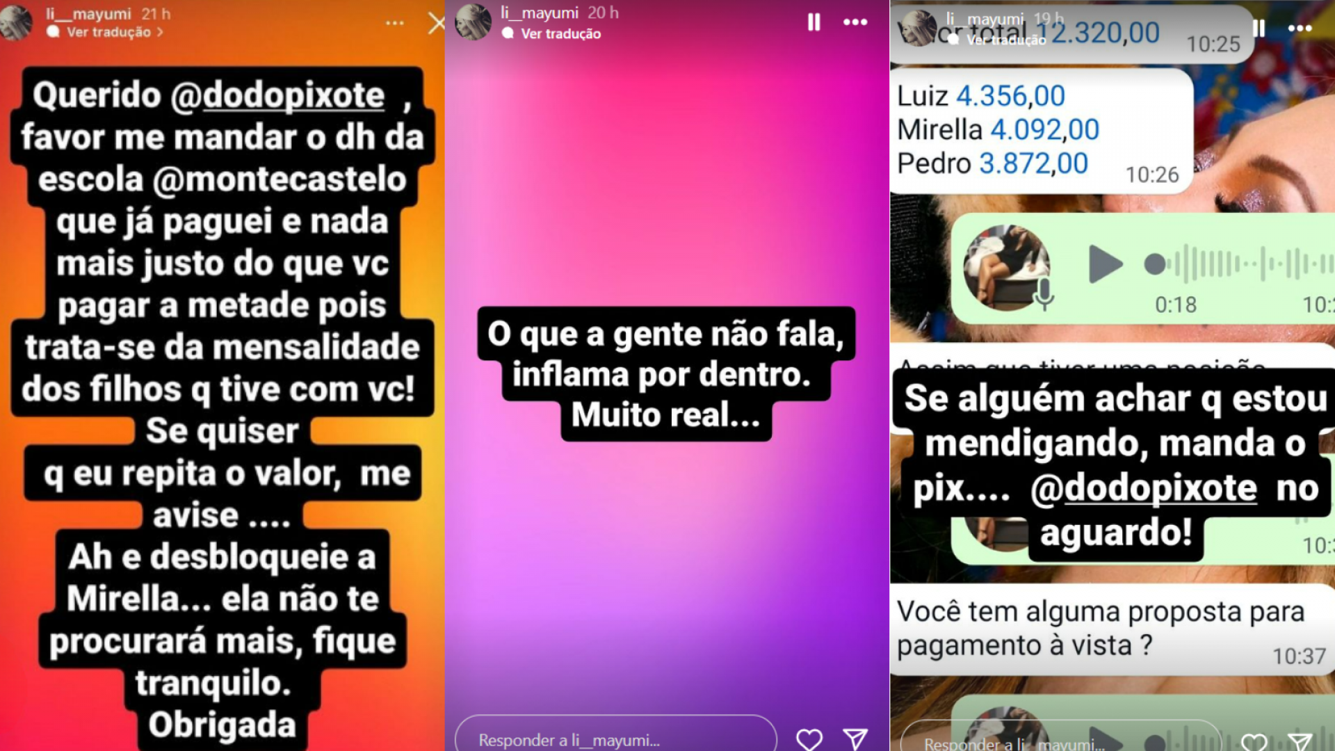 Ex de Dodô Pixote cobra pensão e pede para o músico desbloquear filha - Foto: Reprodução