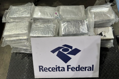 Receita Federal apreende cerca de R$ 3 milhões em cocaína no Galeão
