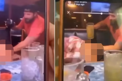 Vídeo: casal é preso após tomar drink de forma obscena em restaurante