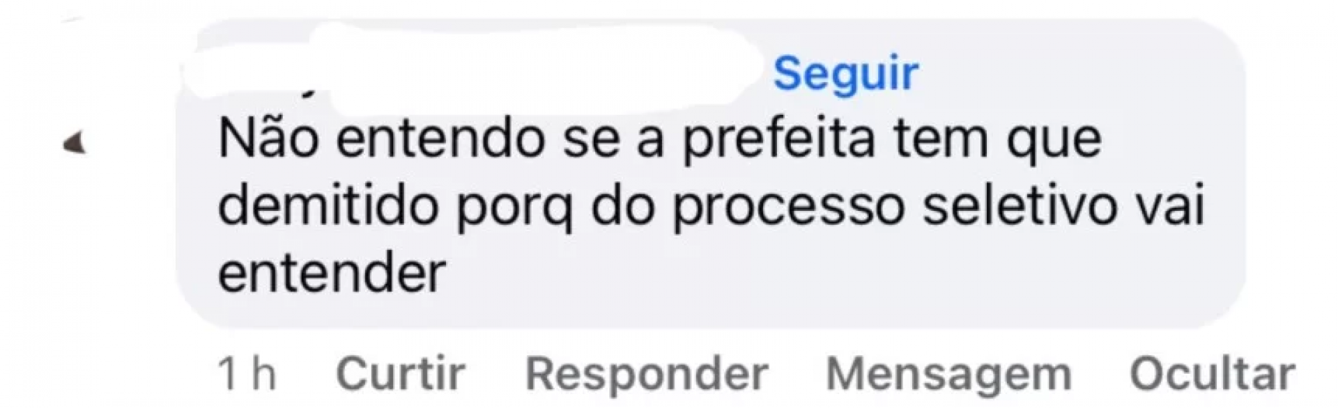 Coment&aacute;rios nas redes  - Rede social 