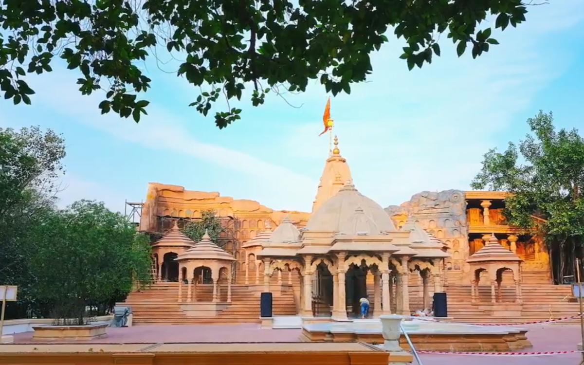 Templo foi construído exclusivamente para a cerimônia definitiva