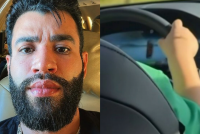 Após polêmica, Gusttavo Lima defende filho: 'Melhor estar dirigindo'