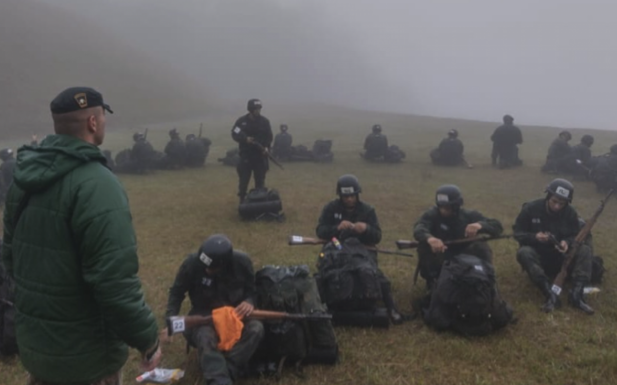 Militares no Curso de Operações Especiais (Coesp) do Bope - Divulgação / Polícia Militar