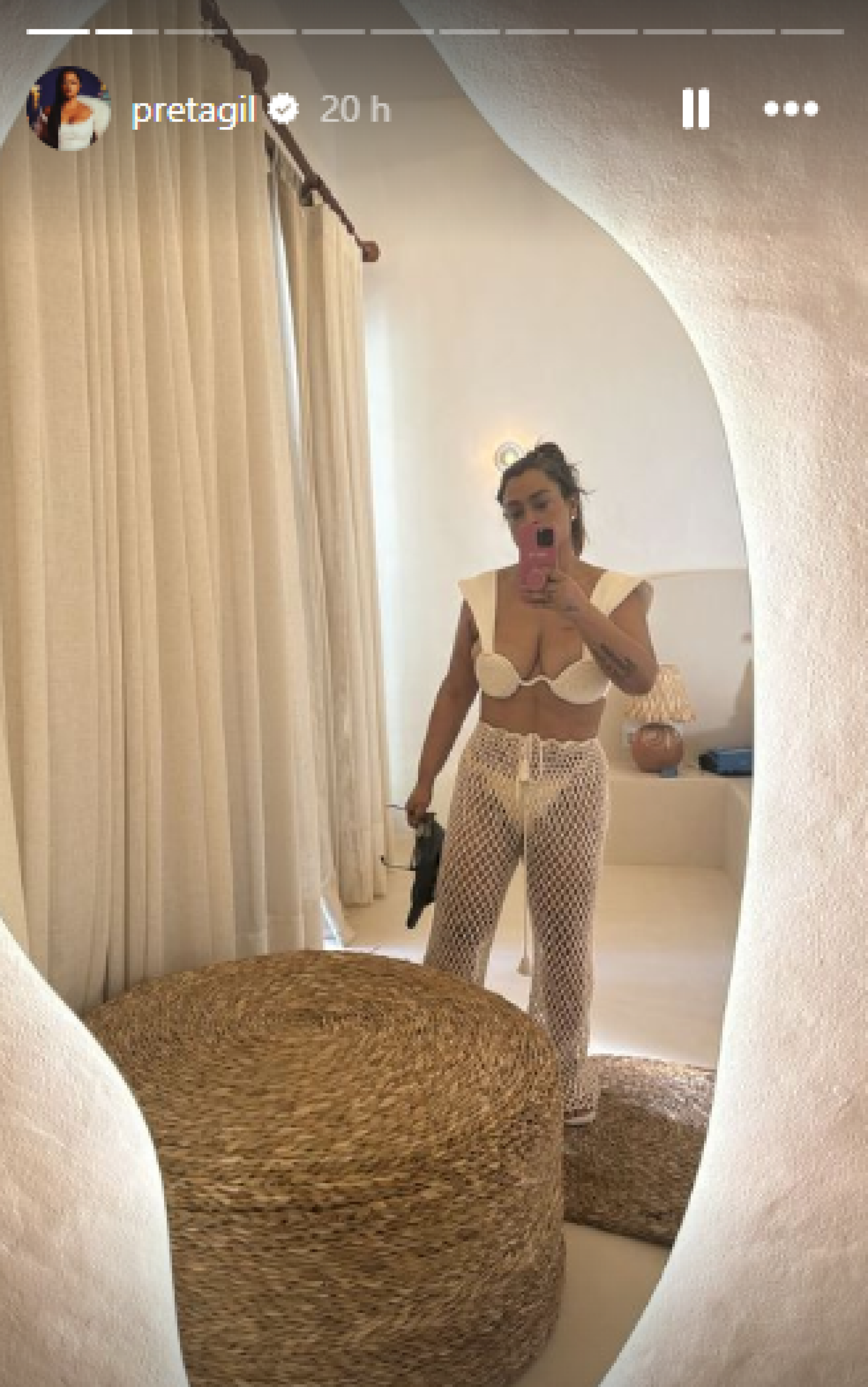 Preta Gil compartilha registros em viagem ao Maranhão e se declara: 'Eu amo Atins' - Reprodução de vídeo / Instagram