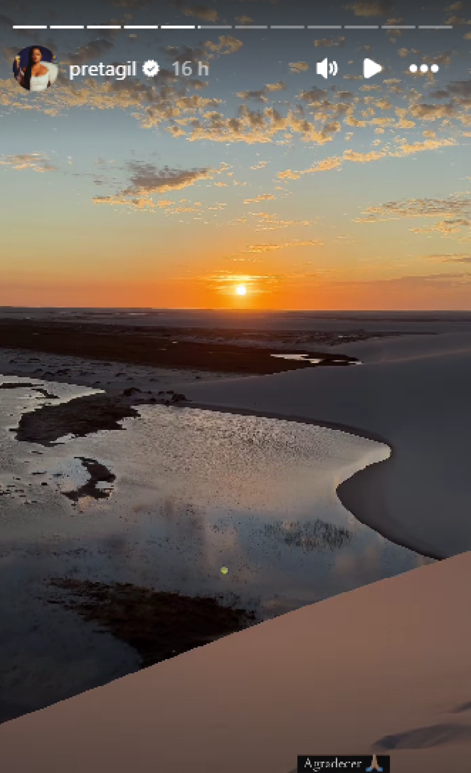Preta Gil compartilha registros em viagem ao Maranhão e se declara: 'Eu amo Atins' - Reprodução de vídeo / Instagram