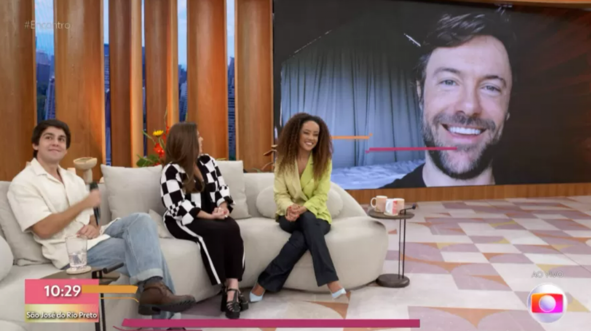 Kayky Brito participa do programa 'Encontro' - Foto: Reprodução