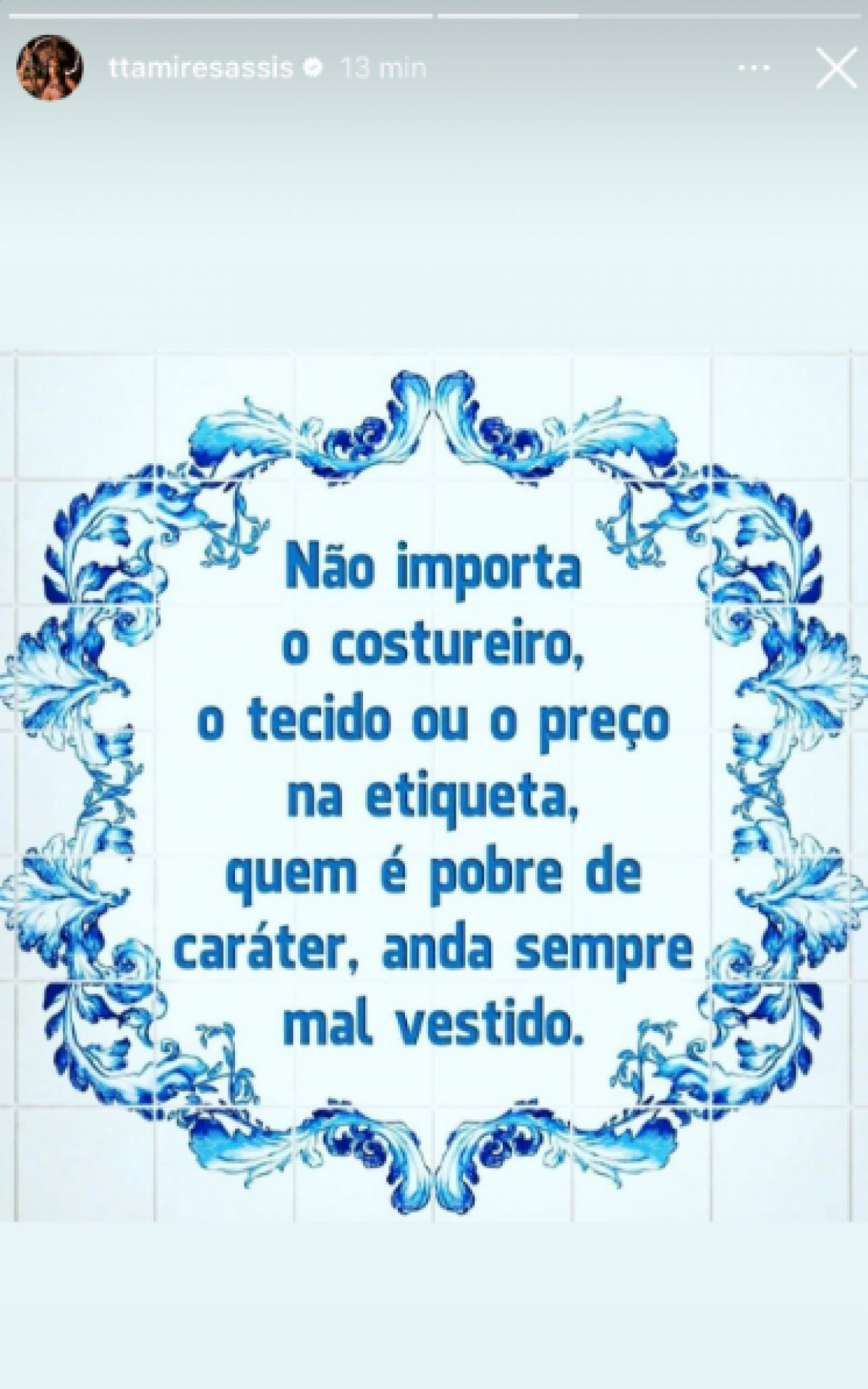 Tamires Assis manda indireta após \'bolo\' de Davi Brito: \'Caráter\'