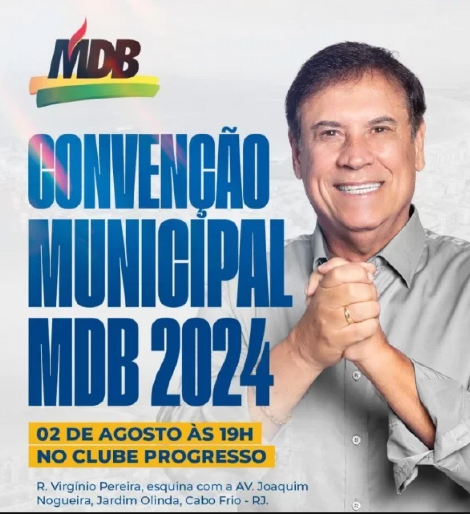 Convite para a Convenção Municipal do MDB - Reprodução